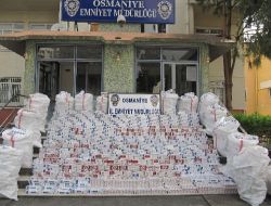 Osmaniye'de 21 Bin 500 Paket Kaçak Sigara Ele Geçirildi!