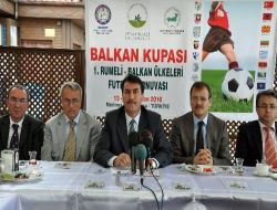 Bursa'da Balkan Kupası Futbol Turnuvası