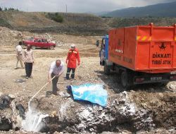 Dörtyol'daki Tıbbi Atıklar Güvenli Olarak İmha Edilecek