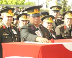 Pınar Akdağ'a Askeri Tören