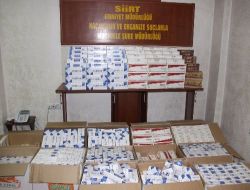 Siirt'te 3 Bin 389 Karton Kaçak Sigara Ele Geçirildi!