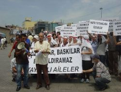 Tayad'lılar Gözaltıları Protesto Etti