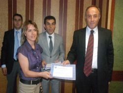 Rize'de Sigarayla Mücadeleye Destek Veren Öğretmenlere Teşekkür Belgesi