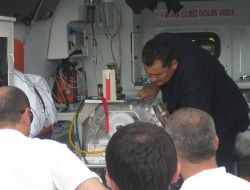 Fenalaşan 37 Günlük Bebek Helikopter Ambulansla Özel Hastaneye Nakledildi
