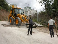 Giresun'da Asfalt Çalışmaları Sürüyor