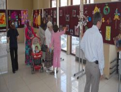 Rize'de Özel Eğitim Merkezi Yıl Sonu Sergisi Açıldı