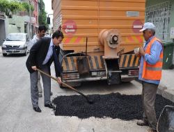 Osmangazi'de Asfalt Mesaisi Devam Ediyor