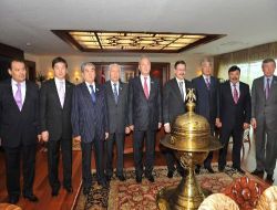 Kazakistan Heyeti Başkan Gökçek'i Ziyaret Etti