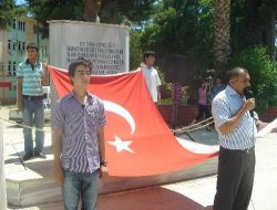 Türkoğlu'nda Sendikalar Ortak Açıklamayla Terörü Kınadı