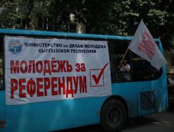 Kırgızistan'da Stk'lar, Halkı Referanduma Katılmaya Davet Çağırdı