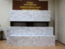 Siirt'te 13 Bin 640 Paket Kaçak Sigara Ele Geçirildi!