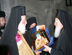 Bartholomeos, Nevşehir'de Ayine Katıldı