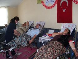 Köylülerden Kan Bağışı Kampanyası