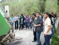 Üniversiteliler Kampüs Çevresinde Çöp Topladı