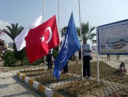 Burhaniye'nin Plajlarında Mavi Bayraklar 6. Defa Dalgalandı
