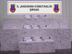 Şırnak Jandarması, Yüklü Miktarda Kaçak Sigara Ele Geçirdi!
