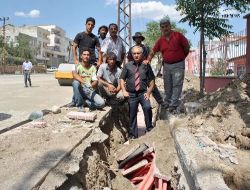 Çermik'te Elektrik Hatları Yer Altına Alınıyor