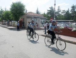 Eskişehir'de Bisikletli Polisler İş Başında