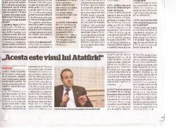 Egemen Bağış, Romen Gazetesine Konuştu: AB Standartları Atatürk'ün Hayaliydi!