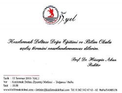 Omü, Kızılırmak Deltası'nda Doğa Eğitimi Ve Bilim Okulu Açıyor