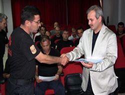 İtfaiyecilere İş Sağlığı Semineri Verildi