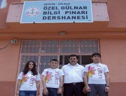 Gülnar'da İlk 20 Öğrenci Bilgi Pınarı Dershanesi'nden
