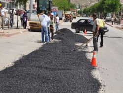 Yozgat'ta Altyapısı Tamamlanan Yollar Asfaltlanıyor
