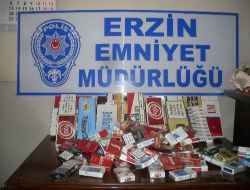 Erzin'de Kaçak Sigara Operasyonu