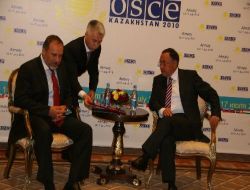 İsrail Dışişleri Bakanı, Agit Dönem Başkanı İle Bir Araya Geldi