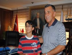Manavgat Belediye Başkan Vekili Halimoğlu, Sbs Türkiye Şampiyonunu Altınla Ödüllendirdi