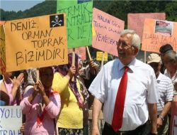 Ereğli'de Termik Santrale Hayır Eylemi