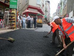 İlkadım'da Asfaltlama Çalışmaları Başladı
