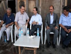 Baydemir, Sanayide Kamyon Lastiği Tamir Etti!