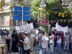 Cezaevinde Ölen Mikail'in Köylüleri Belçika'yı Protesto Etti