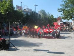 Atatürkçü Düşünce Derneği Çorlu Şubesi'nin Düzenlediği Miting İlgi Görmedi