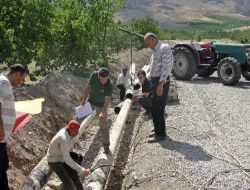 Malatya'nın Darende-ılıca Beldesinde Kapalı Devre Sulama Sitemi Ağustos Sonunda Devrede