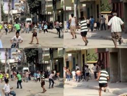 Polise Taş Atan Çocuklarla Mahalleli Birbirine Girdi