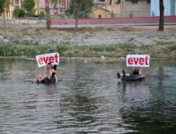 Ceyhan Nehri'nde Referanduma 'evet' Mesajı