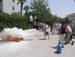 Diş Hastanesinde Yangın Tatbikatı