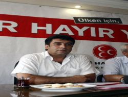 Mhp'li Adnan Kaya: Bdp Referandumda 'evet' Oyu Verecek