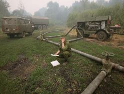 Moskova'daki Yangınlarda Rus Ordusu'nun Kozmik Odası Yandı!
