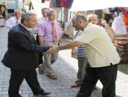 MHP'li Belediye Başkanı, Ramazan Yardımı Yapan Esnafa Teşekkür Ziyaretinde Bulundu