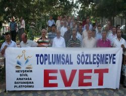 Nevşehir'de Stk'lar 'EVET' Diyecek!
