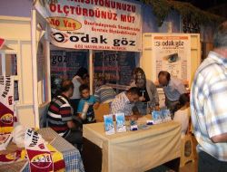 Odak Göz Merkezi'nden, Taşköprü Sarımsak Festivali'nde Göz Muayenesi Hizmeti