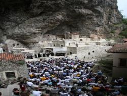 Sümela Manastırı'nda 88 Yıl Sonra Ayin Coşkusu Yaşandı