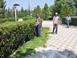 Sorgun Dutluk Parkı'nda Çevre Düzenleme Çalışmaları Başladı