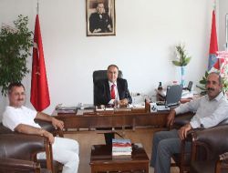 Ak Partililerden, Emniyet Müdürü Sami Uslu'ya Ziyaret