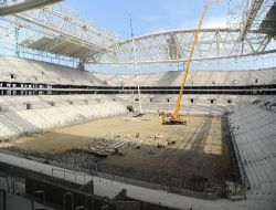 Türk Telekom Arena'da Çalışmalar Sürüyor..