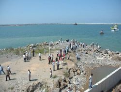 Karasu'da İlk Gemi Denize İndi