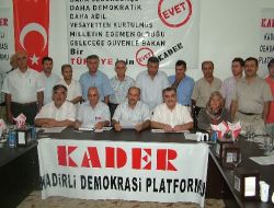 Kadirli Demokrasi Platformu Referandumda 'evet' Diyecek